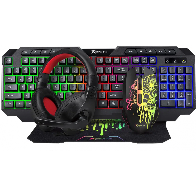 XTRIKE ME CMX-415 gaming combo 4in1 - EN